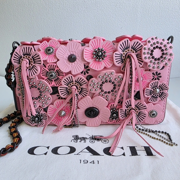 Coach Handbags - COACH 1941 Wild Tea Rose Dinky Crossbody